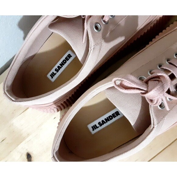 Jil Sander Blush Ribbed Sole Sneakers Sz 11 - Picture 7 of 11